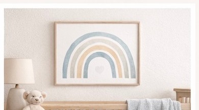 Gentle Modern Nursery — Blue
