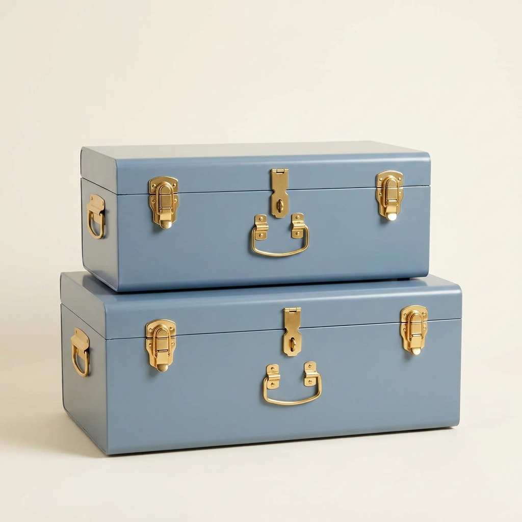 Blue Keepsake Trunk