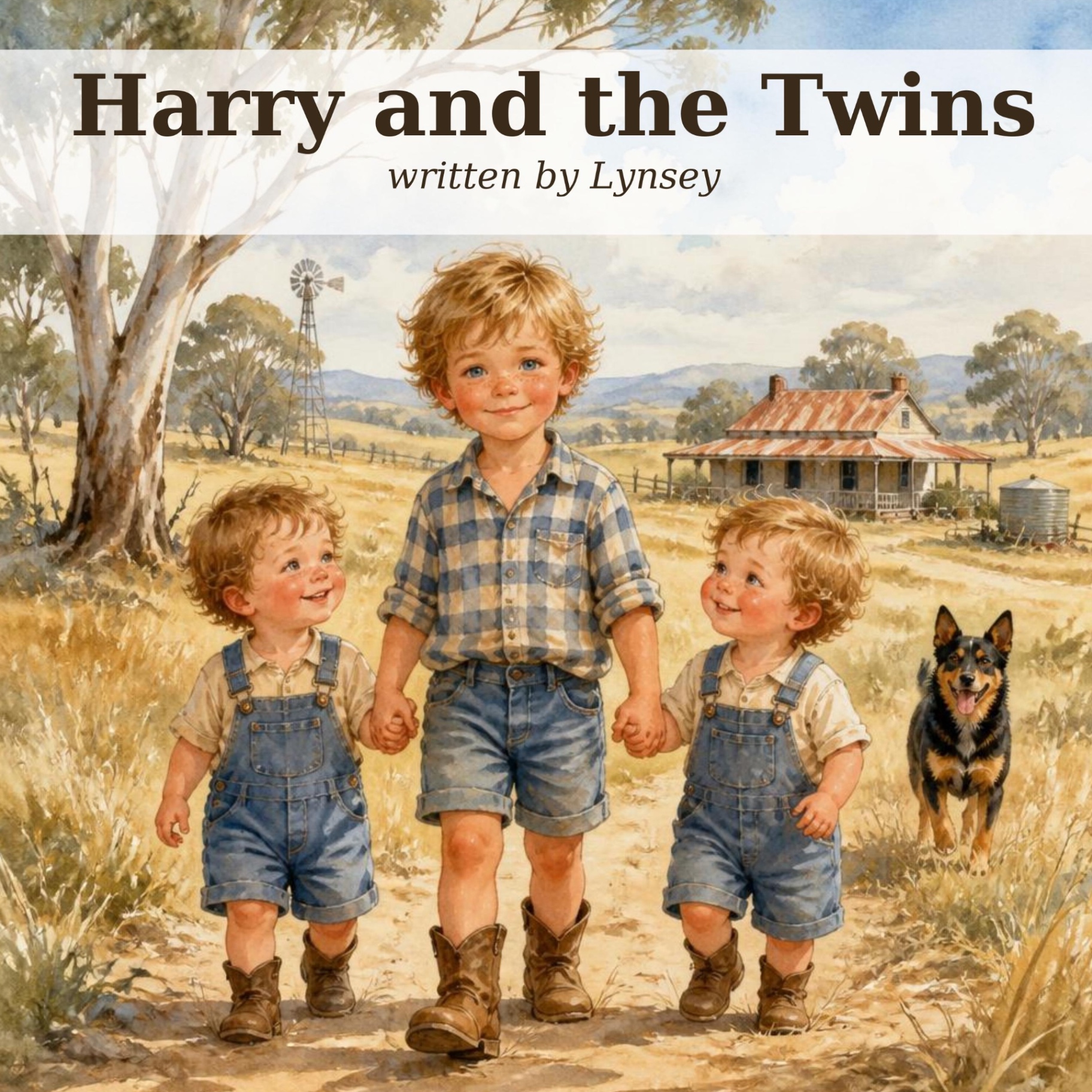 Harry and the Twins — children's book cover