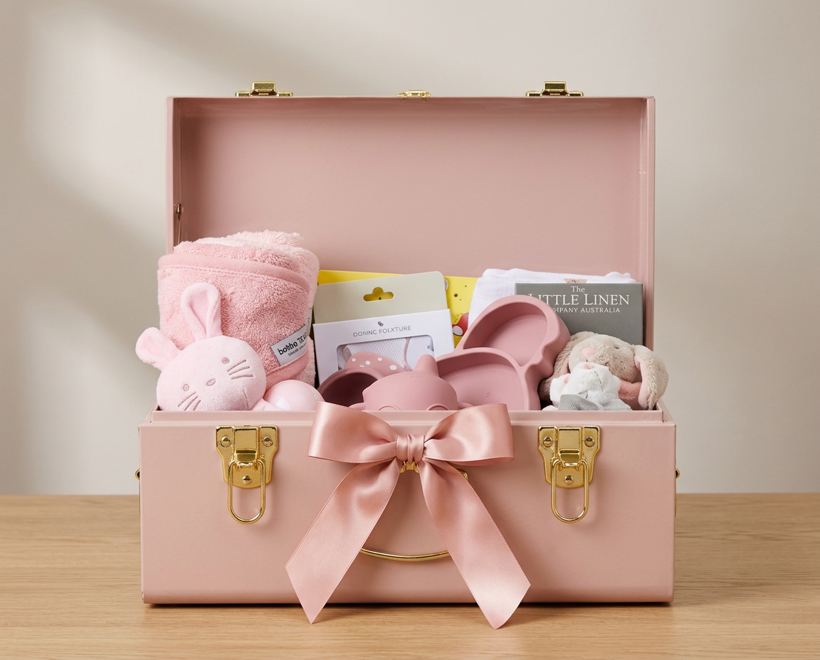 Pink Keepsake Trunk