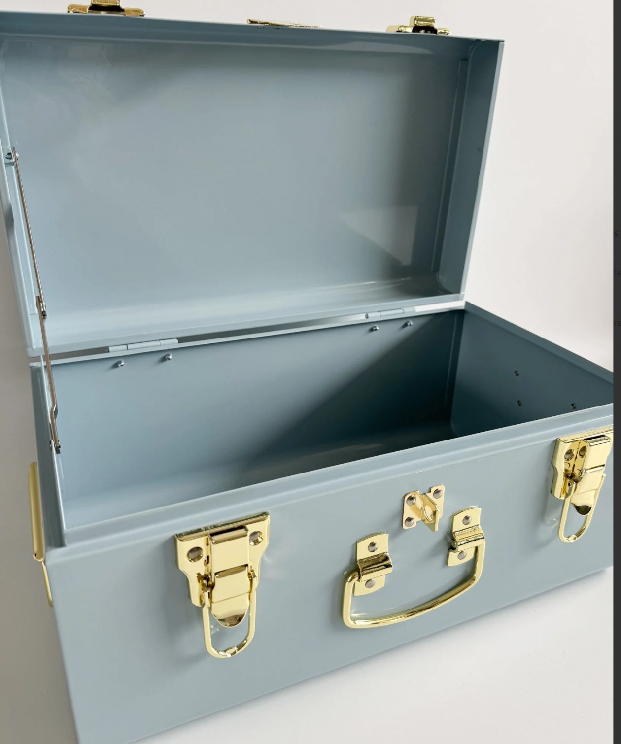 Blue Keepsake Trunk filled