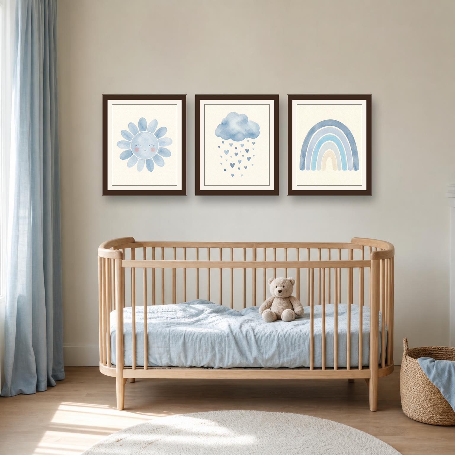 Gentle Modern Nursery — Blue