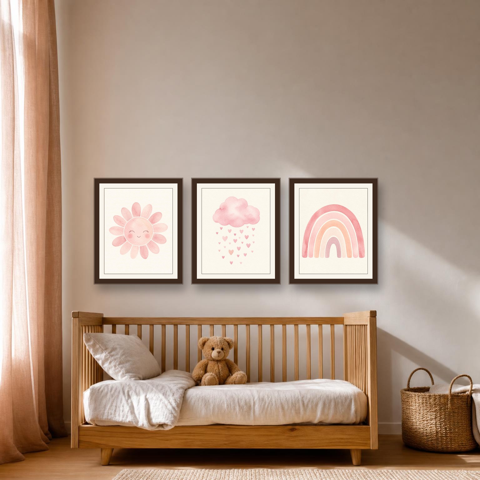 Gentle Modern Nursery — Pink