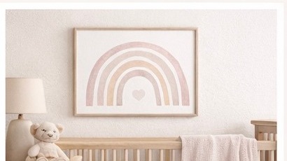 Gentle Modern Nursery — Pink